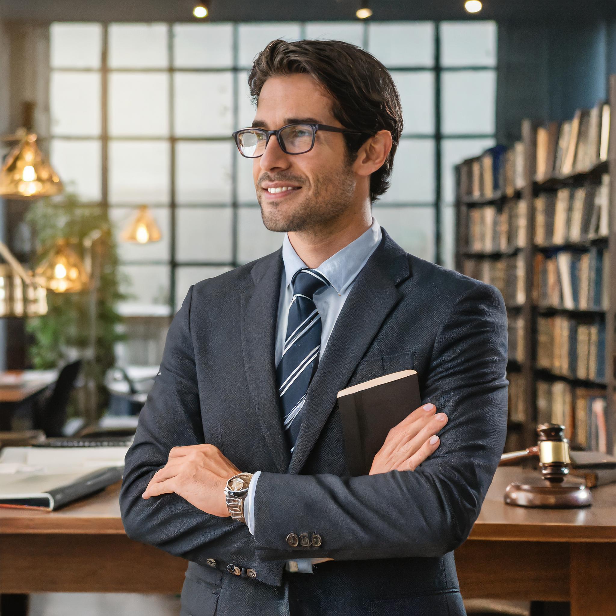 Teammitglied: Frank Müller, Mann mit Brille und Krawatte in einem Büro-Umfeld.